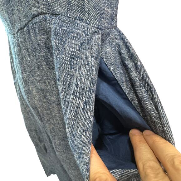 Sleeveless Linen Blend Small Jumpsuit with Pockets Old Navy - Picture 8 of 13